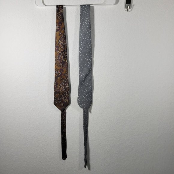 Lot of 2 ties Christian Dior Monsieur and Milano Paisley - Picture 4 of 9